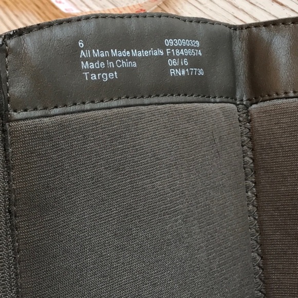 Slouchy Faux Suede Tall Boots in Taupe size 6 - Picture 9 of 9